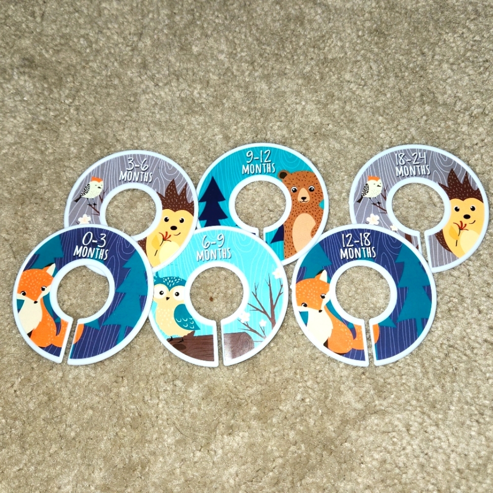 Woodland Theme Closet Dividers 0-24month